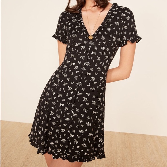 NWT Reformation Dallas Dress in Sierra Print Sz 10 - Picture 6 of 8